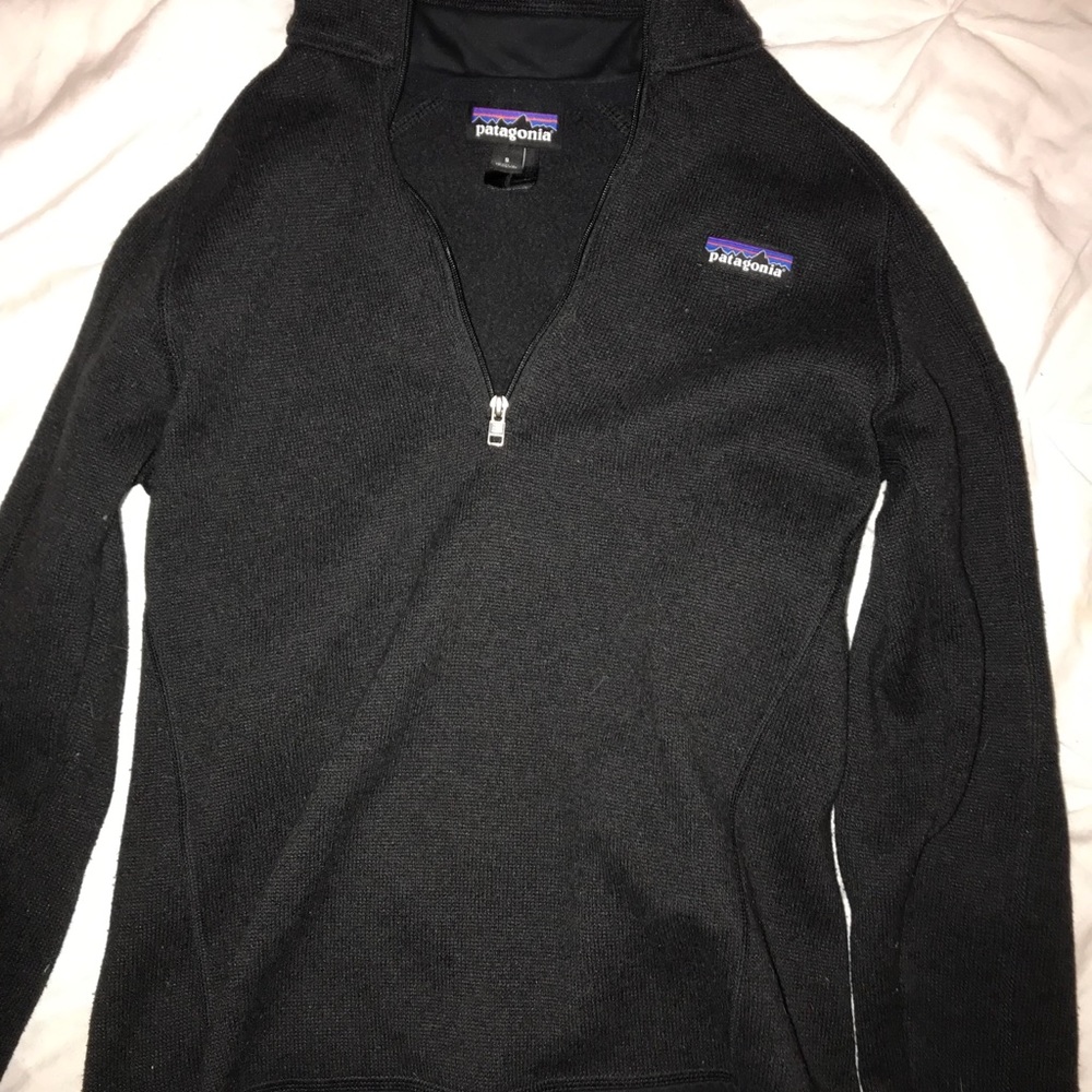 Black Patagonia quarter-zip